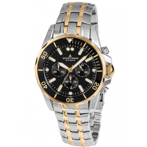 Jacques Lemans 1-1907ZH Liverpool chrono mens 43mm 20ATM